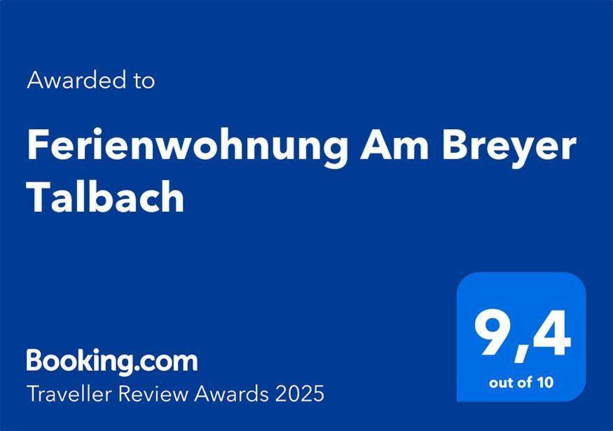 Ferienwohnung Am Breyer Talbach Exteriör bild